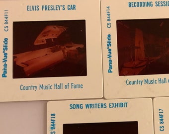 Country Music Hall of Fame - Set of 5 Pana-Vue Slides