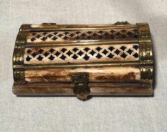 Vintage Cricket Cage Trinket Box