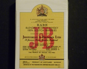 J & B Scotch Whisky Unopened Deck of Boyle Poker Cards