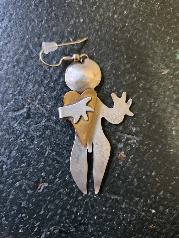 Love single dangle earring - image 1