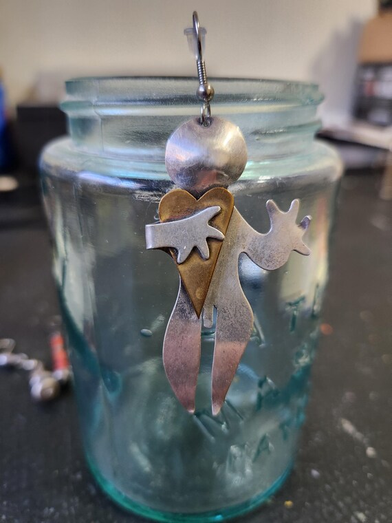 Love single dangle earring - image 3