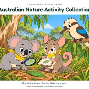 Australian Nature Activity Collection — large illustrated cover — Aetus Learning October 2026.
