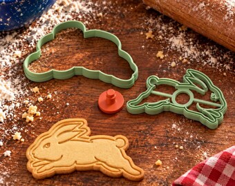 South Sydney Rabbitohs NRL Cookie Cutter & Stamp Set
