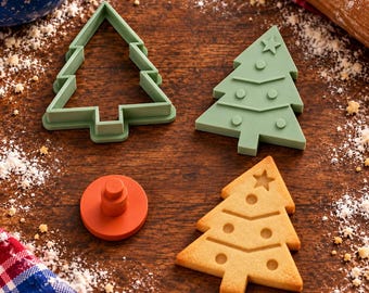 Christmas Cookie Cutter & Stamp Set | Choose 1 of 19 Designs