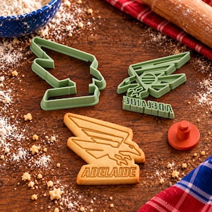AFL Club Cookie Cutter & Stamp Set | Choose 1 of 18 Designs