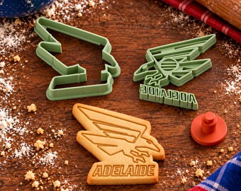 AFL Club Cookie Cutter & Stamp Set | Choose 1 of 18 Designs