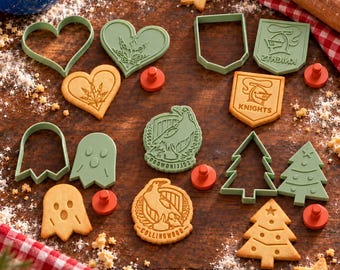Choose Any 5 Cookie Cutter and Stamp Sets | Mix-and-Match Bundle, 15 Pieces