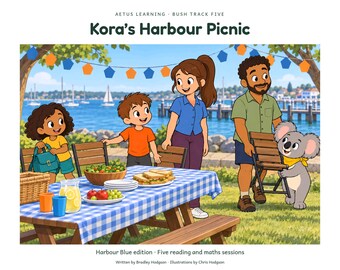 Year 1 Reading and Maths Printable PDF | Harbour Picnic - Harbour Blue