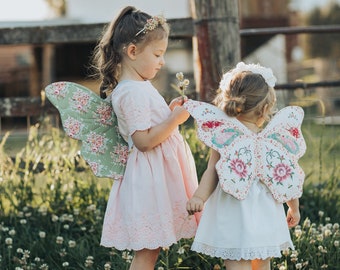 Wife-made Butterfly Wings Pattern, PDF Pattern & Tutorial, Children, Ages 2+, Sewing, Instant Download