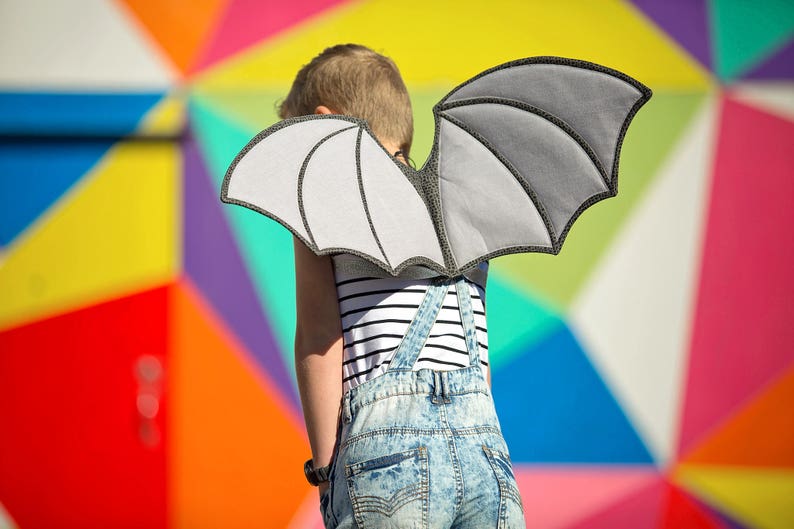 Wife-made Dragon & Bat Wings Pattern, Ages 2, Children, Instant Download, PDF Pattern image 3