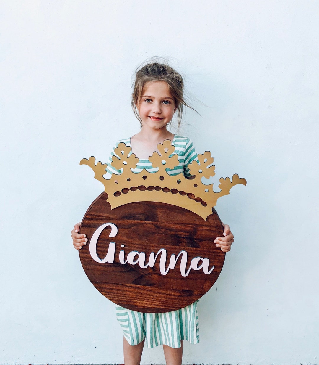 Princess, Princess Decor, Princess Sign, Wooden Sign, Wood, Sign, Name ...