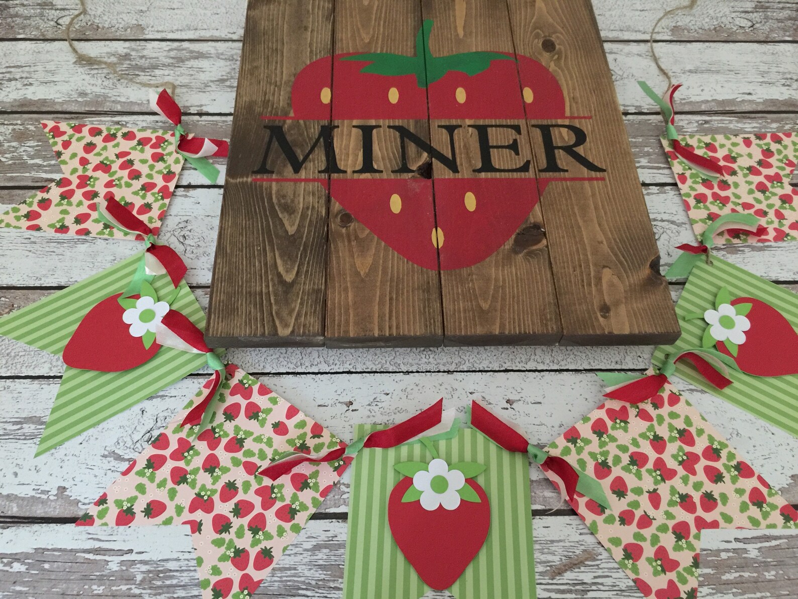 Rustic Strawberry Sign Wooden Strawberry Sign Strawberry Sign Monogram Sign Wood | Etsy