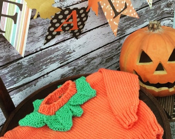 Kinder Strickmuster, Kinder Strickmuster, Kürbis Pullover, Strickmuster, Kinder Kürbis Pullover, Kürbis Pullover, Herbst