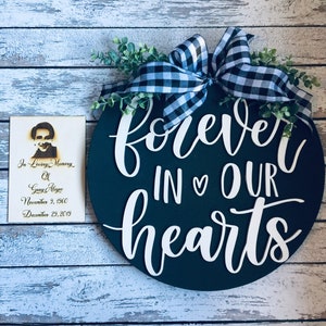 Memorial, rembrrence, religious, wooden memorial, wooden memorial sign, in memory of, religion, loved one, remembrance, family, wood