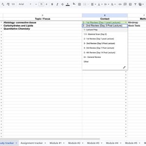 ULTIMATE Academic Tracker STEM Students Google Sheets Spreadsheet