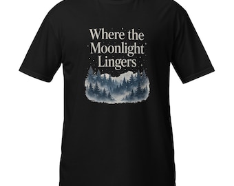 T-shirt unisexe « Là où le clair de lune s'attarde »