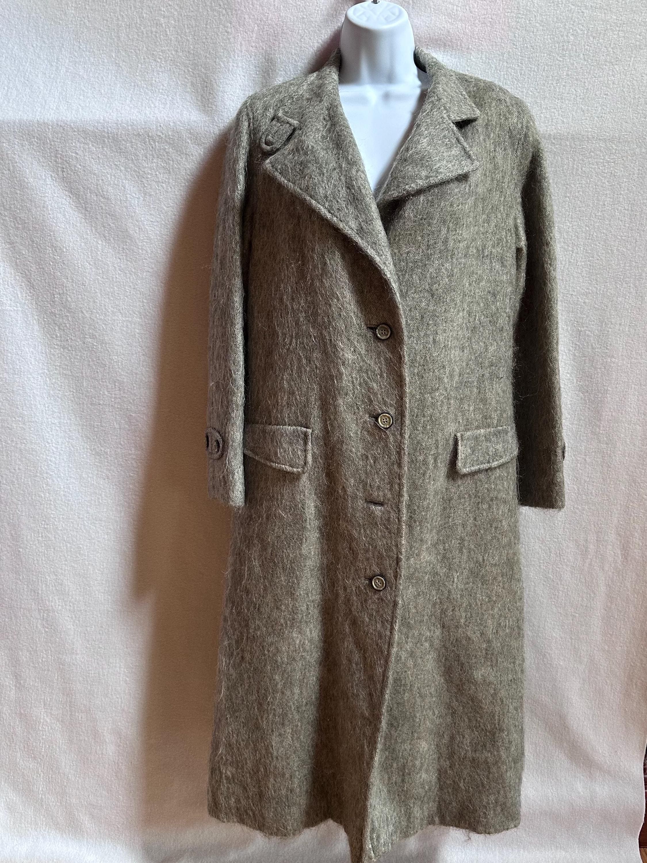 Vintage Long Winter Coat Mohair - Etsy
