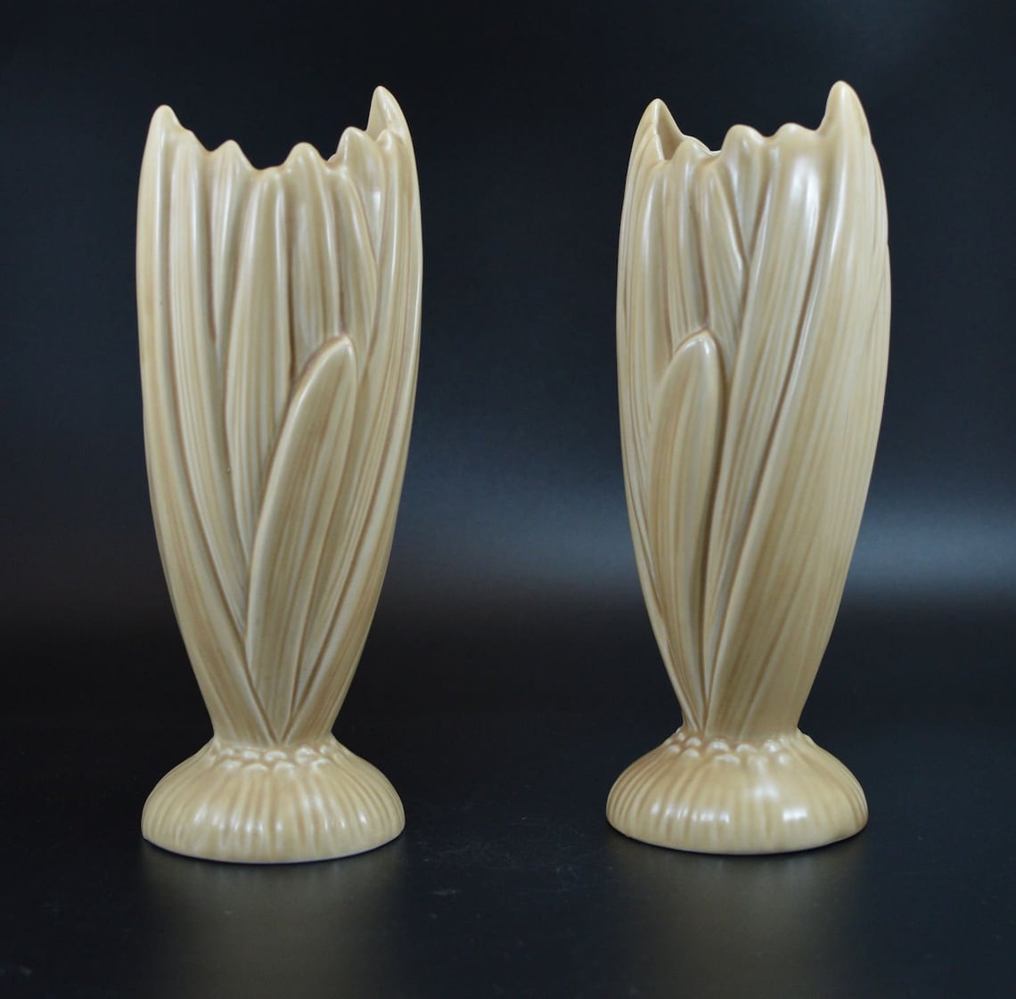 Pair of Vintage Sylvac Vases Large Hyacinth 2452 Style Etsy