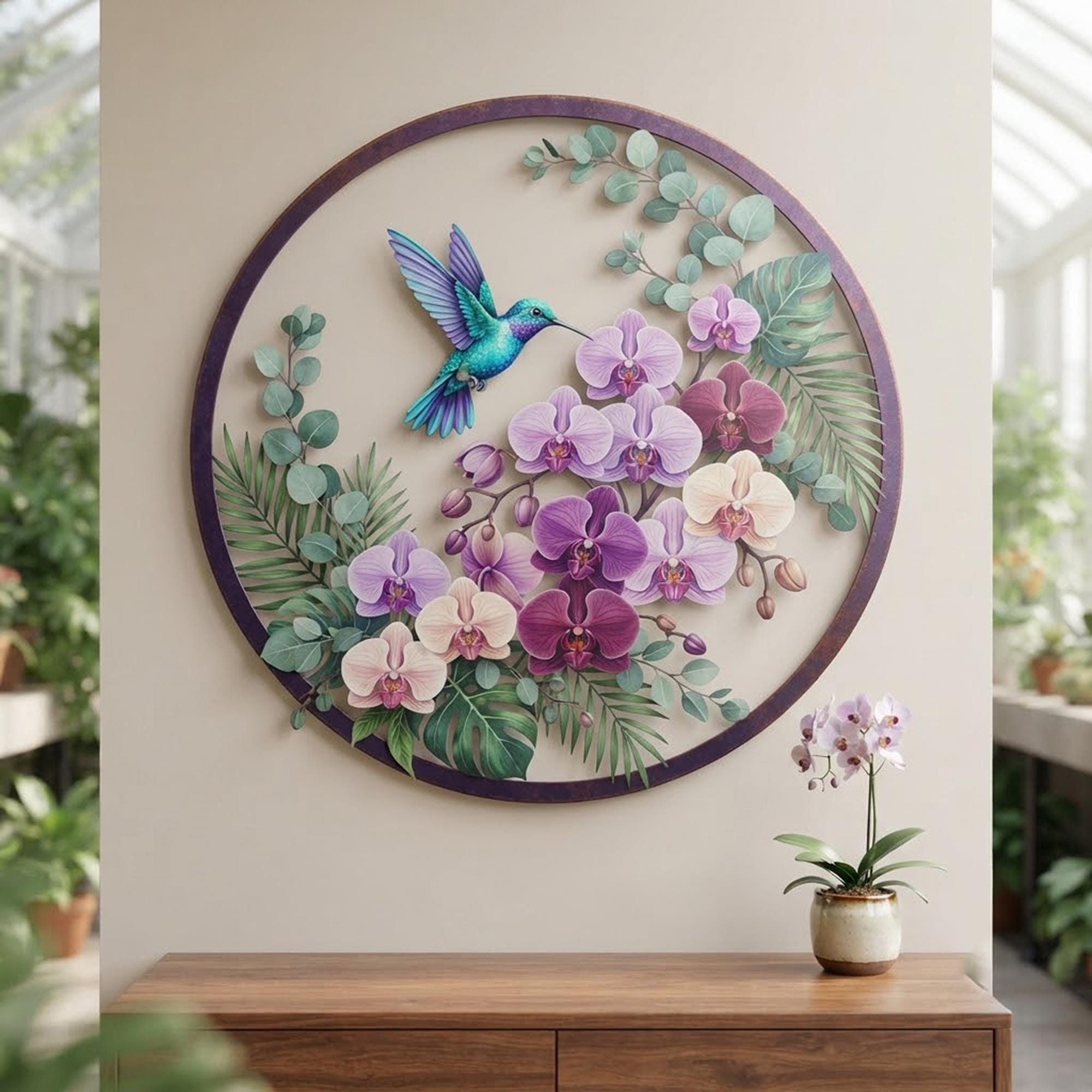 Orchid Wall Hanging - Etsy