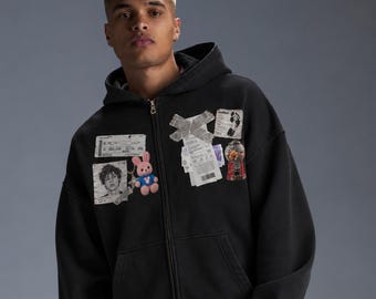 H002 - Unisex Oversized Fleece Boxy Hoodie