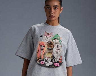 T001 - Unisex Boxy Oversized Tee