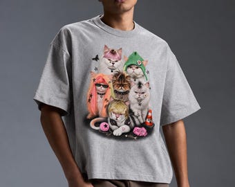 T001 - Unisex Boxy Oversized Tee