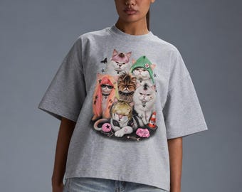 T001 - Unisex Boxy Oversized Tee