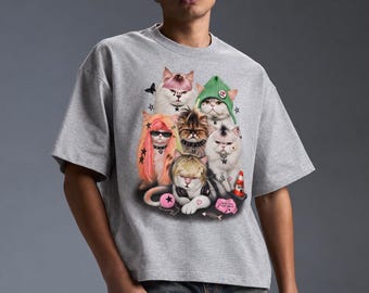 T001 - Unisex Boxy Oversized Tee