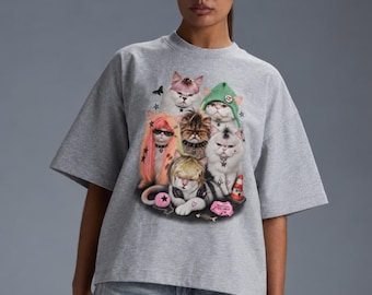 T001 - Unisex Boxy Oversized Tee