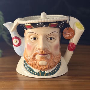 King Henry Viii Teapot - Etsy