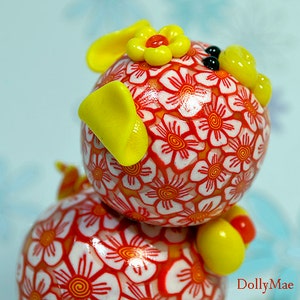 Dolly Mae Polymer Clay Piglet