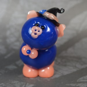Witch Apprentice Bellara Polymer Clay Piglet