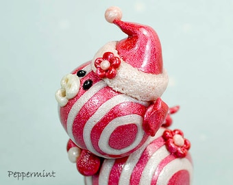 Peppermint Polymer Clay Piglet