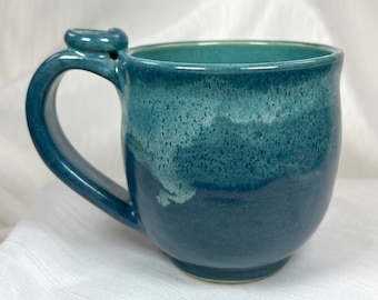 Handmade, Ceramic Mug, Shades of the Ocean