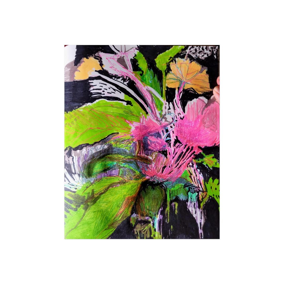 Intuitive Drawing Art Print, Fine Art Poster by Elyse Fehrenbach - Wall ...