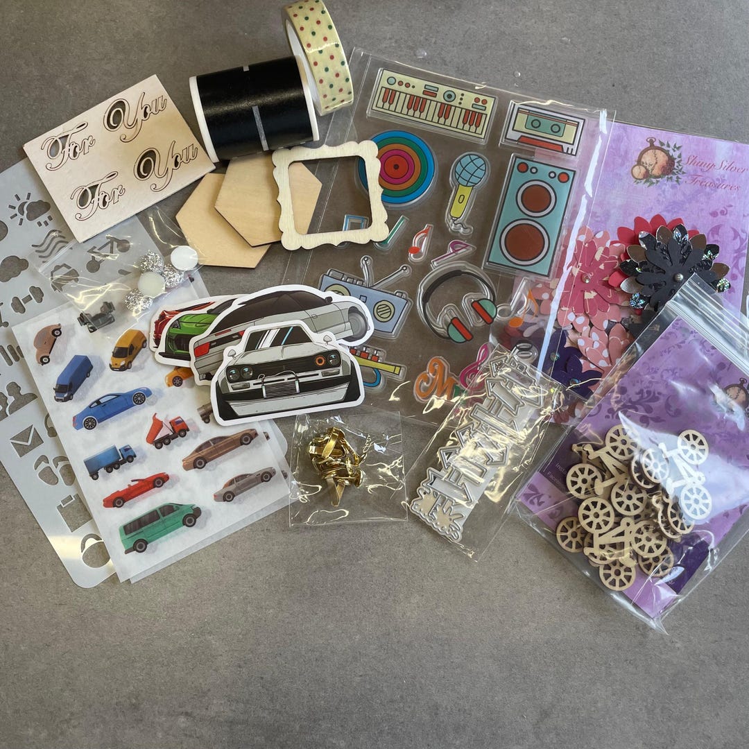 Male Inspired Embellishment Card Making Kit - Etsy