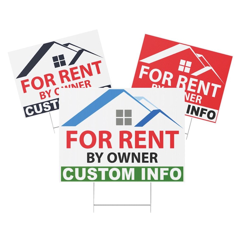 Custom For Rent Sign Custom for Lease Sign - Etsy