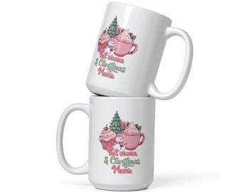Christmas Movie Pink Snowman Coffee Mug (11oz, 15oz, 20oz)