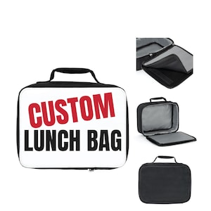 Custom Design Print Canvas Lunch Bag