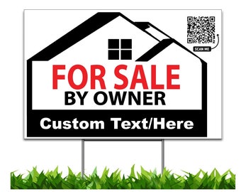 Custom for Sale by Owner, QR Code Link to Website