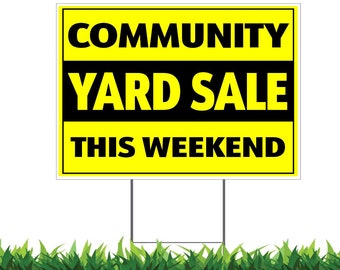 Printable Category Signs to Help You Organize Your Yard Sale - Etsy