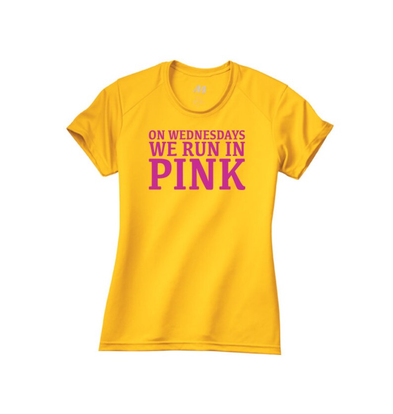On Wednesdays We Run in Pink Workout Running Performance Etsy