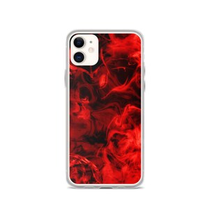 Red Smoke iPhone Case