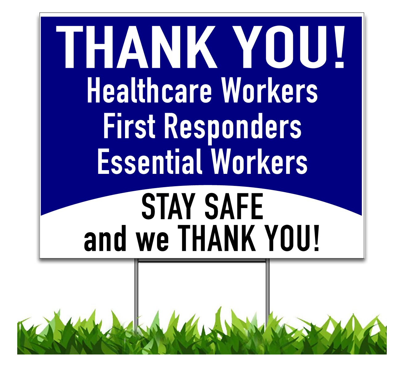 Thank You Stay Safe Health Care First Responders Essential Etsy