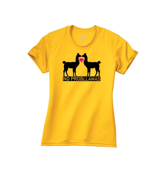 llama workout shirt