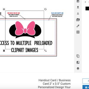 Custom Design Printed Business Cards 2 X 3.5, Design Online, Upload ...