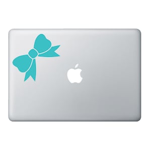 Bow Multi Color Apple Vinyl Decal/Sticker, Fits 11"/13" Air and 13"/15" MacBooks