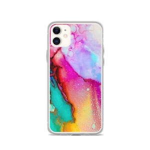 Art Watercolor Ink Paint Oil Painting iPhone Case