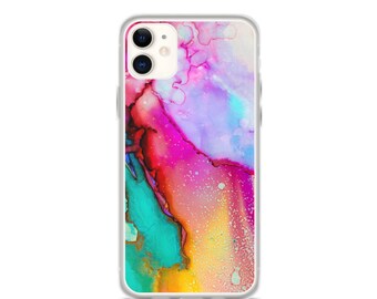 Art Watercolor Ink Paint Oil Painting iPhone Case