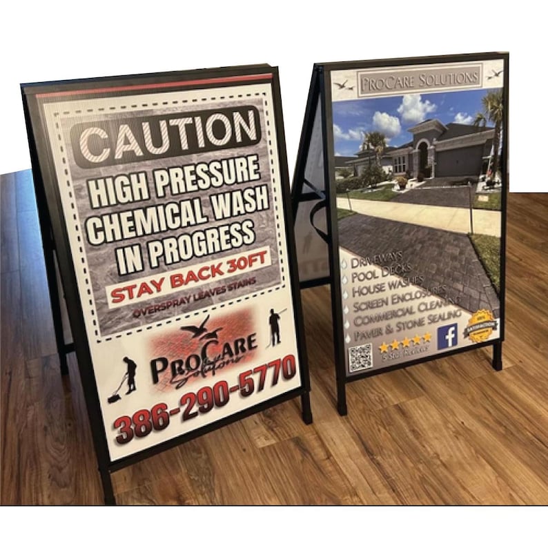 Custom A-Frame Signs
